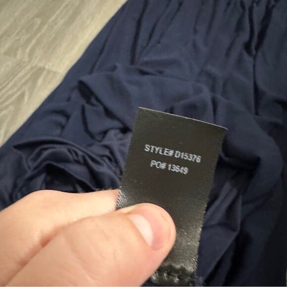 Lulus Air of Romance Navy Blue Sleeveless Formal Maxi Dress Size L - Picture 8 of 11